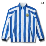 Argentina 24/25 White/Blue Striped Reversible Windbreaker