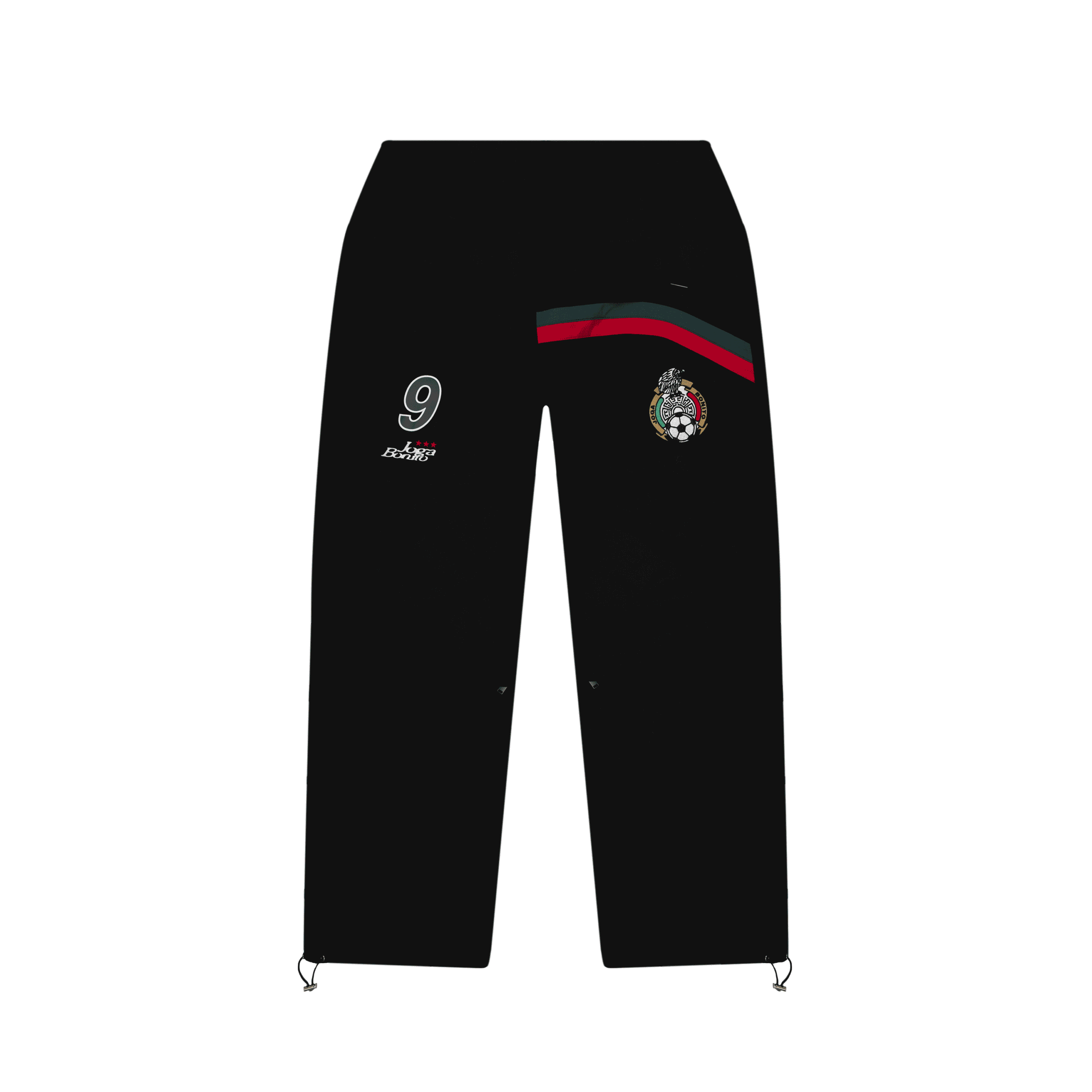 mexicofront_4edc51ff-3323-46c1-bf12-23525b975df4 Joga Bonito Trackpant (Black / Green / Red)