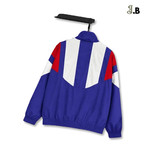 Retro Japan Color Block Windbreaker