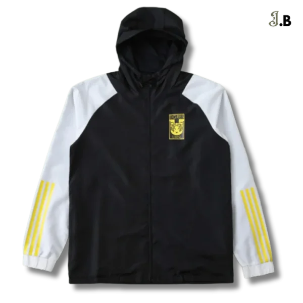 Tigres UANL Black Hooded Windbreaker